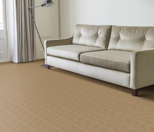 Seagrass Fine Herringbone Carpet 4108 in Living Room