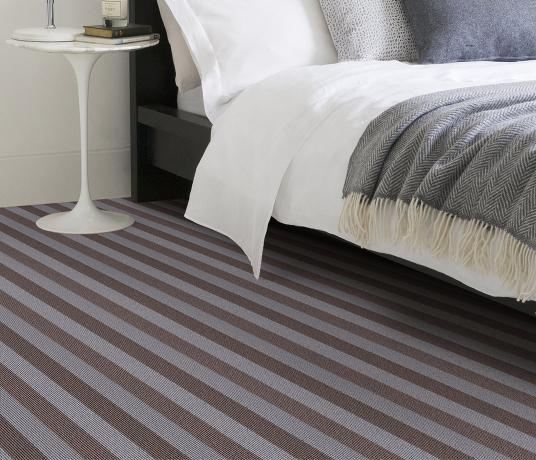 Wool Blocstripe Mineral Sable Bloc Carpet 1854 in Bedroom