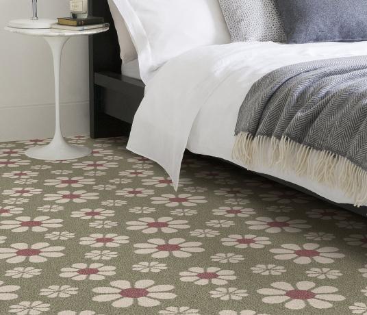 Quirky Bloom Cavolo Carpet 7173 in Bedroom