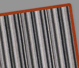 Pippa Striped Wool Rug rug corner thumb