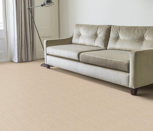 Wool Iconic Herringbone Newman Carpet 1552 in Living Room