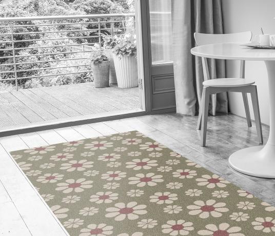 Quirky Bloom Cavolo Carpet 7173 in Living Room (Make Me A Rug)