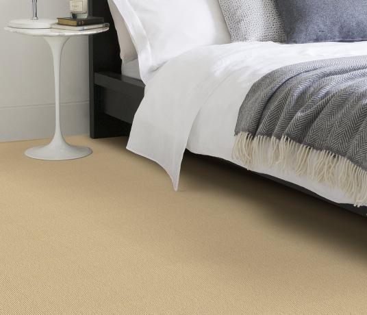 Wool Rib Hornbeam Carpet 1832 in Bedroom