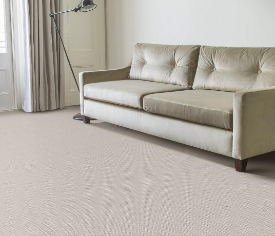 Wool Iconic Herringbone Coburn Carpet 1550 in Living Room
