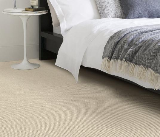 Wool Hygge Koselig Warm Milk Carpet 1580 in Bedroom