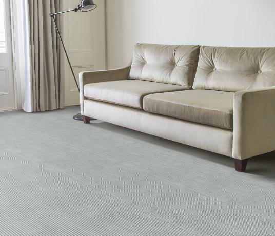Plush Stripe Aquamarine Carpet 8217 in Living Room