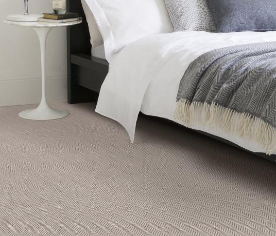 Wool Iconic Herringbone Heston Carpet 1553 in Bedroom