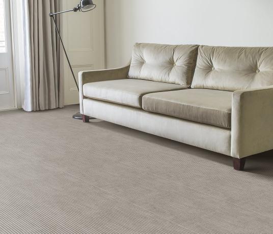 Plush Stripe Sapphire Carpet 8213 in Living Room