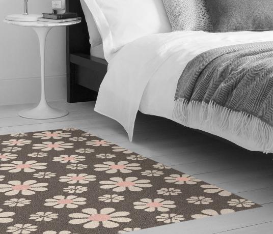Quirky Bloom Tiramisu Carpet 7175 as a rug (Make Me A Rug)