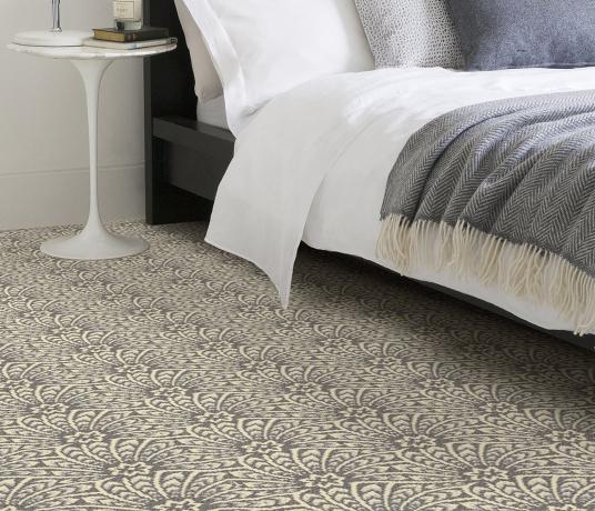 Quirky B Liberty Fabrics Capello Shell Mist Carpet 7500 in Bedroom