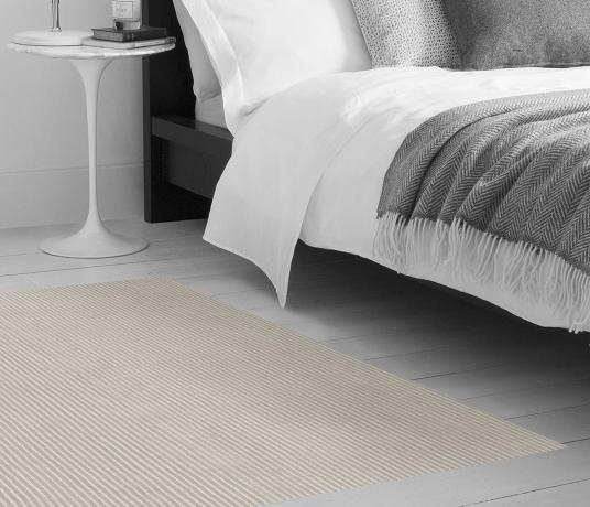 Plush Stripe Pearl Carpet 8214 as a rug (Make Me A Rug)