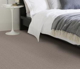 Wool Pinstripe Sable Bone Pin Carpet 1862 in Bedroom thumb