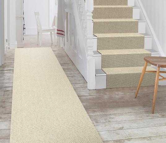 Wool Hygge Fika Warm Milk Carpet 1590 Stair Runner