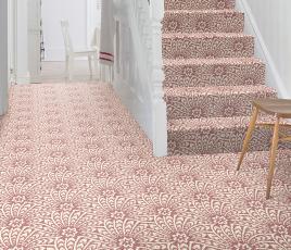 Quirky B Liberty Fabrics Capello Shell Coral Carpet 7502 on Stairs thumb