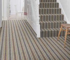 Margo Selby Stripe Surf Viking Carpet 1902 on Stairs thumb