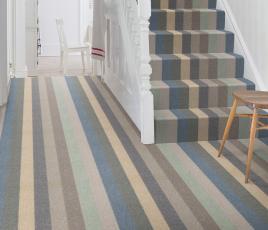 Margo Selby Stripe Surf Joss Carpet 1900 on Stairs thumb