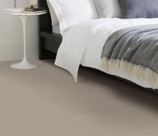Wool Rib Maple Carpet 1835 in Bedroom