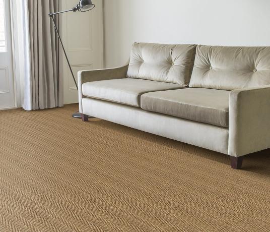 Seagrass Herringbone Carpet 4105 in Living Room