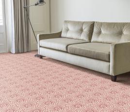 Quirky B Liberty Fabrics Capello Shell Coral Carpet 7502 in Living Room thumb