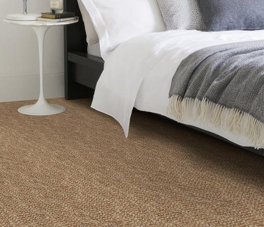 Jute Big Bouclé Crumpet Carpet 1619 in Bedroom