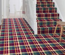 Quirky Tartan Red Red Rose 7165 on Stairs thumb