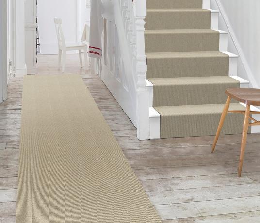 Wool Cord Hessian Carpet 5782 Stair Runner