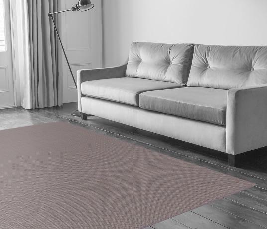 Wool Iconic Herringbone Grant Carpet 1524 in Living Room