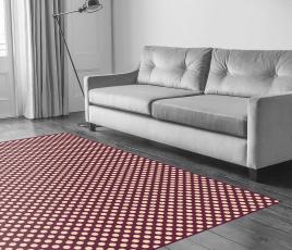 Quirky Spotty Damson Carpet 7141 in Living Room thumb