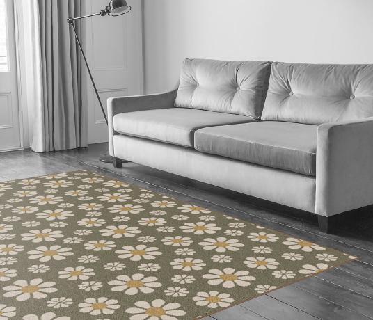Quirky Bloom Oliva Carpet 7174 in Living Room