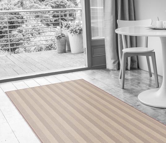 Wool Blocstripe Canvas Olive Bloc Runner 1855r in Living Room (Make Me A Rug)