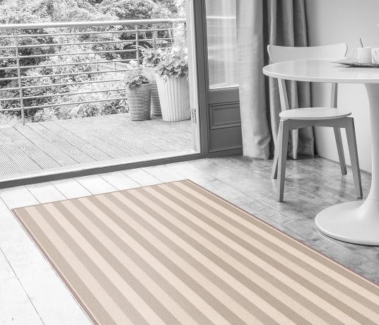 Wool Blocstripe Bone Olive Bloc Runner 1851r in Living Room (Make Me A Rug)