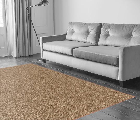 Jute Big Bouclé Crumpet Carpet 1619 in Living Room