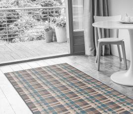 Quirky Tartan Mountain Daisy 7164 in Living Room (Make Me A Rug) thumb