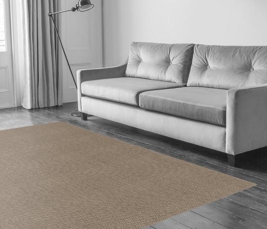 Anywhere Herringbone Syrup Carpet 8049 in Living Room