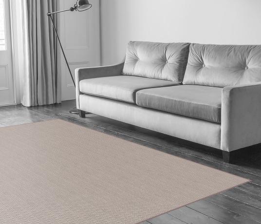 Wool Iconic Herringbone Heston Carpet 1553 in Living Room