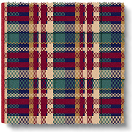 Quirky Tartan Red Red Rose 7078