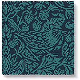 Quirky B Liberty Fabrics Designs Peacock 7512