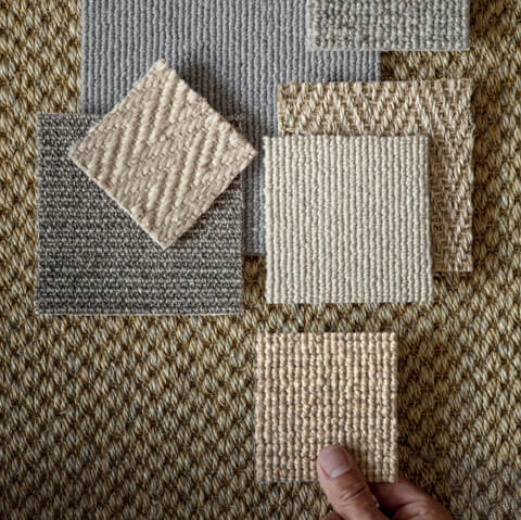 Alternative Flooring, Essentials Collection of 4m & 5m wide natural, sisal and wool carpets