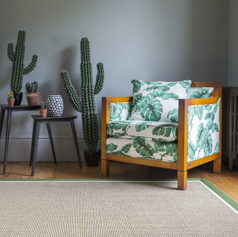 Alternative Flooring custom made natural plant fibre sustainable rugs