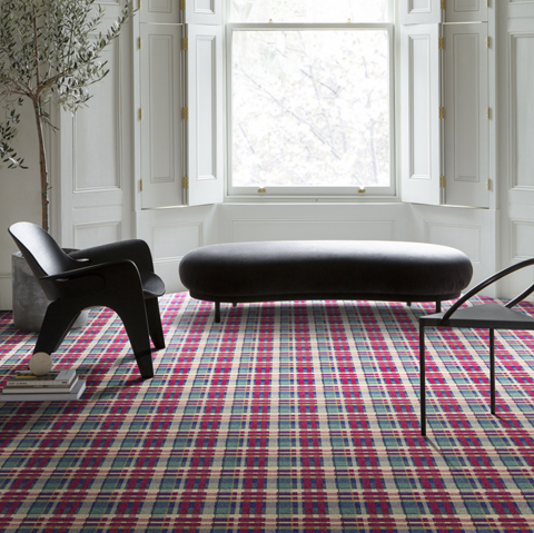 Alternative Flooring Quirky Tartan British Patterned Wool Carpet