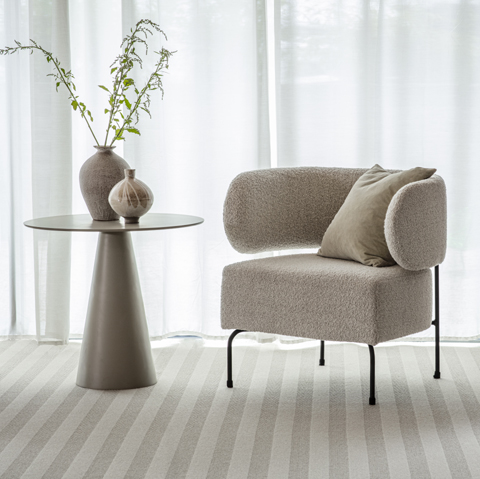 Altrernative Flooring - Wool Iconic Herringstripe woven patterned carpet