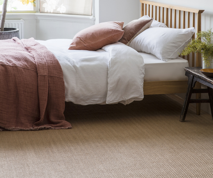 Jute Chevron Natural Carpet