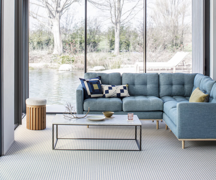 Alternative Flooring, Trend Watch Inspiration, Autumn 2022, Wool Rhythm Pastel Striped Carpet