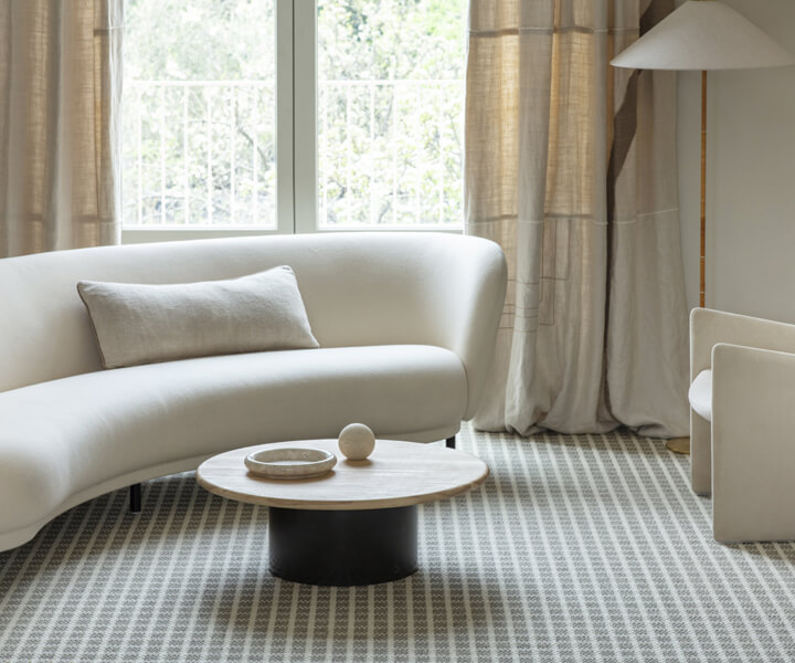 Alternative Flooring, Inspiration, Trend Watch, Autumn Trends 2022, Woosie Check Wonderful patterned carpet