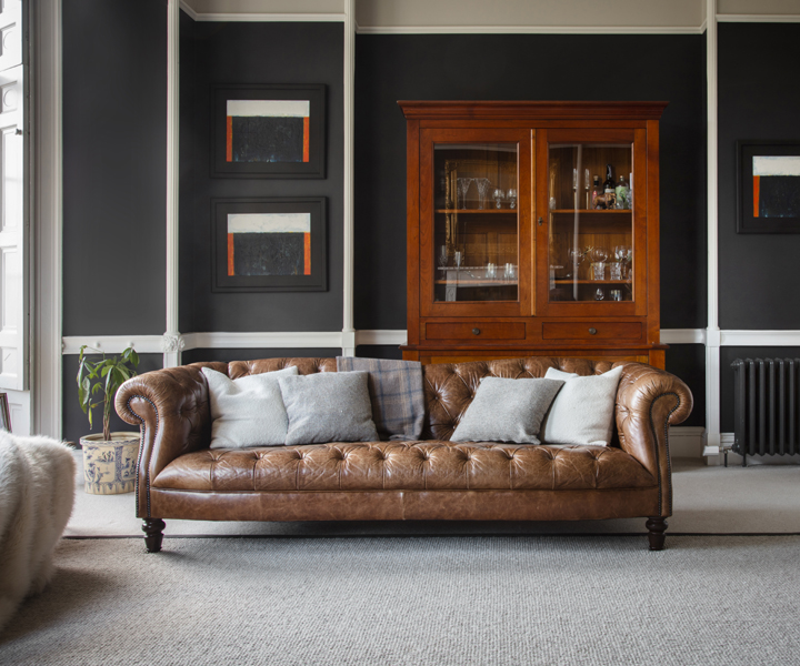 Alternative Flooring At Home, Christina Horspool, Manar House, Wool Pebble carpet in family snug