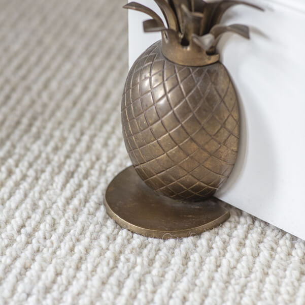 Alternative Flooring at Home with Louise Roe and her chunky Wool Pebble undyed carpet