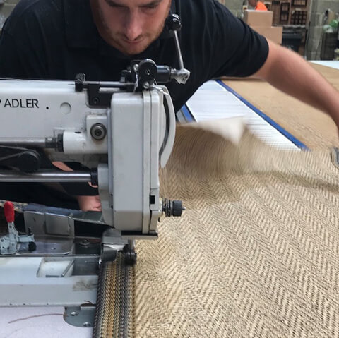 Alternative Flooring, Makers, The Alternative Team, hand sewn, made to measure runner rugs